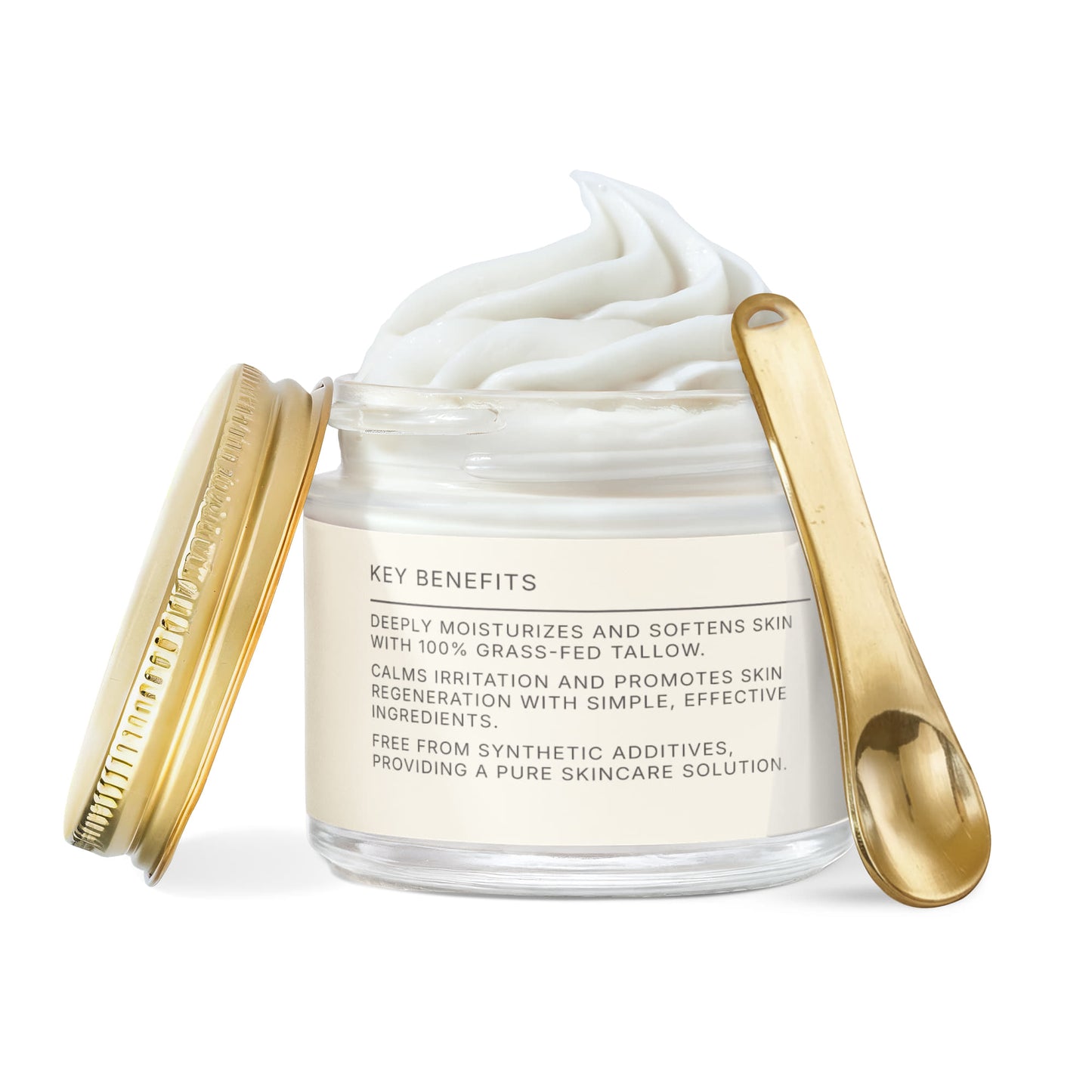 Whipped Grass-Fed Tallow Balm with Vanilla Bean